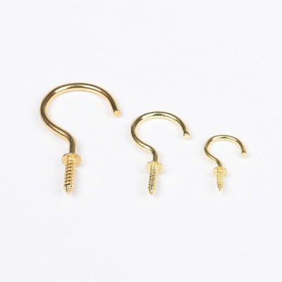 Zinc-aluminum Coated Galvanized Stainless Steel Eye Bolt Self-tapping Hanging Open Eye Hook C-type Screw Bolt Hook Measurement System INCH GB