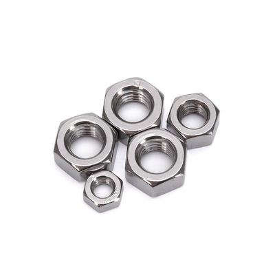 Industrial Applications High Strength Carbon Steel Hexagonal Nut with Metric Measurement and Galvanized Zinc Plating