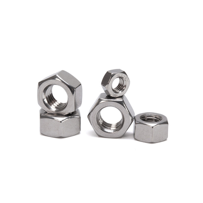 Industrial Applications High Strength Carbon Steel Hexagonal Nut with Metric Measurement and Galvanized Zinc Plating