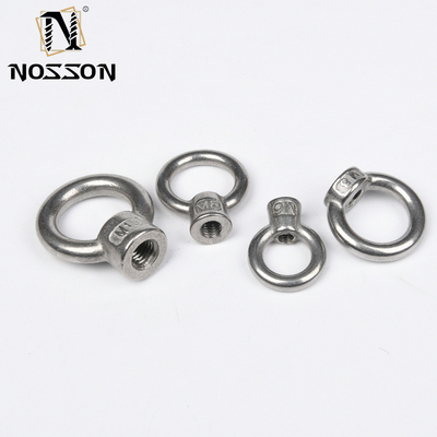 Stainless Steel DIN580 M3 M4 M5 M8 M10 M12 C15 A2 Metric Machinery Swivel Ring Lifting Eyebolt with Chrome Plated Finish