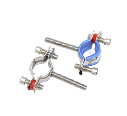 Metric Measurement Stainless Steel SS304 Round Pipe Fitting Holder Clamp for Durable Healthcare Design in 16-300mm