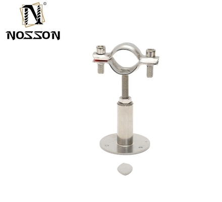 Metric Measurement Stainless Steel SS304 Round Pipe Fitting Holder Clamp for Durable Healthcare Design in 16-300mm