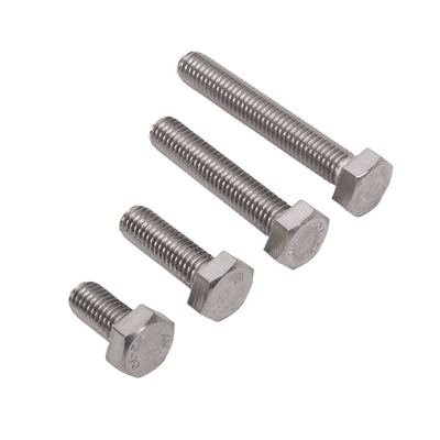 ZINC PLATED JIS Standard Stainless Steel Hex Bolt M3 M4 M5 M6 All Size Bolts with Customized HEX Head and Finish