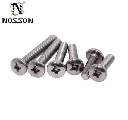 Galvanized Finish Industry Titanium Stainless Steel Alloy Screw Brake Disc Titanium Bolts Screws with Pan Head DIN Standard