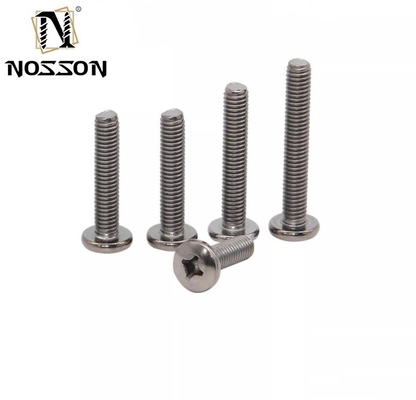 Galvanized Finish Industry Titanium Stainless Steel Alloy Screw Brake Disc Titanium Bolts Screws with Pan Head DIN Standard