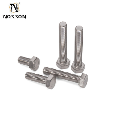 ZINC PLATED JIS Standard Stainless Steel Hex Bolt M3 M4 M5 M6 All Size Bolts with Customized HEX Head and Finish