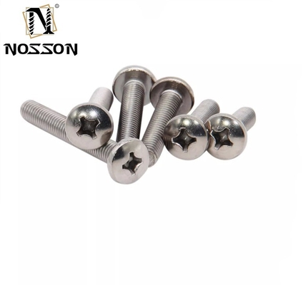 Galvanized Finish Industry Titanium Stainless Steel Alloy Screw Brake Disc Titanium Bolts Screws with Pan Head DIN Standard