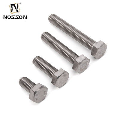 Metric Measurement System ZINC PLATED Finish M6 HEX Head Bolt and Nut DIN 931 for Heavy Duty Applications
