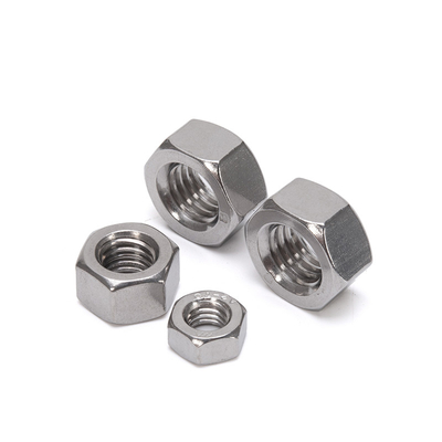 Metric Measurement System M5 M6 M8 M10 M12 M14 M16 Zinc Plated Hexagon Nut for Screw and Bolt DIN Standard General Industry