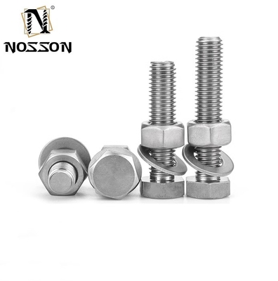 Galvanized Coating Finish Surface Titanium Pan Head Screw with Nylon Patch and Self Locking Button Customized GR5/TC4