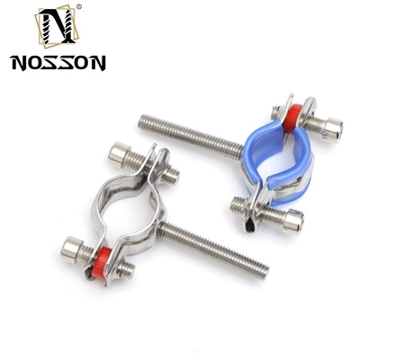 Customized ODM Rubber Cushioned Stainless Steel Cable Clamp for Fixed Pipe and Wire Installation 16-300mm Standard