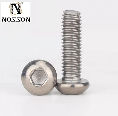 ANSI Standard 304 Stainless Steel 1 Inch Button Head Socket Cap Bolts Screws for INCH Measurement System Allen Hex Drive