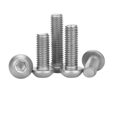 M3 Bike Fasteners Pan Head Titanium Disc Brake Rotor Bolts Rainbow Finish Zinc-Flake Coated Button Head Style