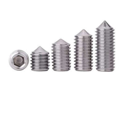 304 Stainless Steel Hollow Grub Screw M7 for Mechanical Thread in Metric Measurement System Corrosion Resistant