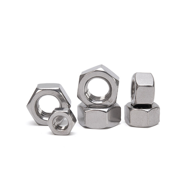 Corrosion-Resistant JIS Standard Chrome Plated Stainless Steel 201/304/316 Hex Nut with DIN934 Carbon Steel Bolt and Screw