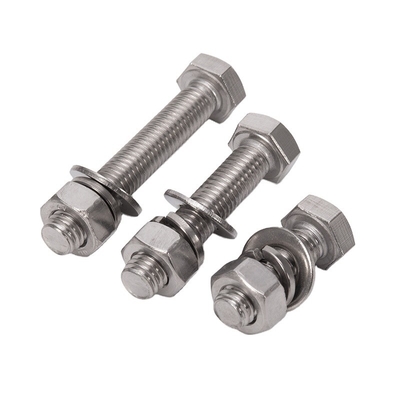 Brass Direct Supply Hot-Dip Galvanized Stainless Steel HEX Bolt DIN933 DIN931 for Metric Measurement System M3 M4 M5 M6 M8 M10 M12 M14 M16 M20