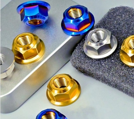 Metric Anodized Red Gold Peanut M60 For Automotive Industry DIN Standard Aluminium Flavored Cup Nut 304 Stainless Steel