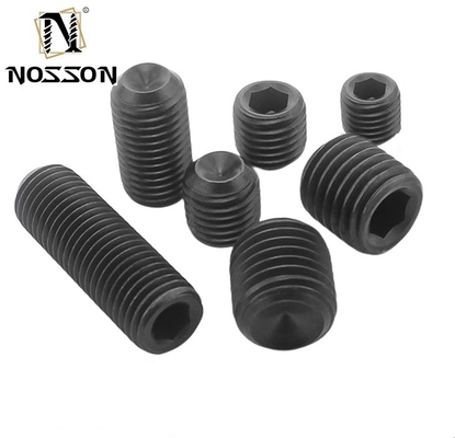 Brass Pan Head M1.6 M2 M2.5 M3 M4 M5 M6 M8 M10 M12 304 Stainless Steel Metric Thread Slotted Cone Point Set Screws Bolt Fastener