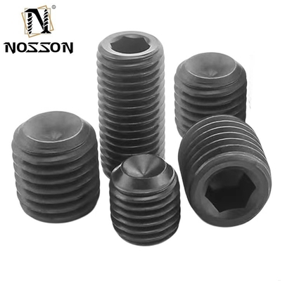 Brass Pan Head M1.6 M2 M2.5 M3 M4 M5 M6 M8 M10 M12 304 Stainless Steel Metric Thread Slotted Cone Point Set Screws Bolt Fastener