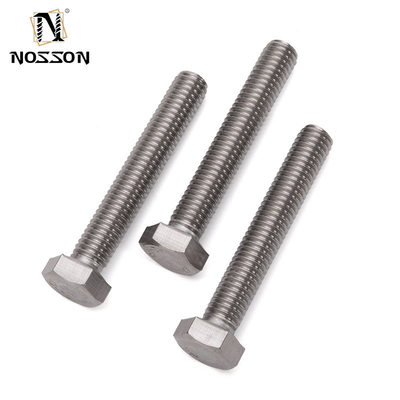 Manufacturing Grade 8.8 Bolt and Nut Screw Washer DIN931 DIN933 for M3 M4 M5 M6 M8 M10 M12 M14 M16 M20 in Plain Finish