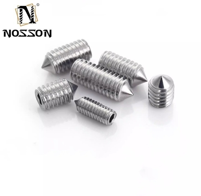 Metal Fasteners Pan Head M1-M12 INCH Measurement System DIN916 Set Socket Screws with Black Oxide Coating