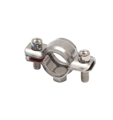 ODM Customized Support Stainless Steel 304 Electro-Galvanized Steel Cushioned Clamp for Dongguan's Food Beverage Pipes