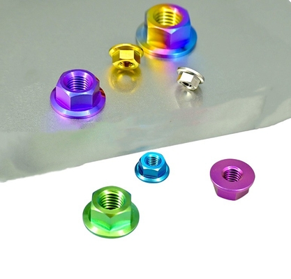 Metric Gr5 12 Point Titanium Nut for High Strength Applications in DIN Standard 304 Stainless Steel and Zinc Plated