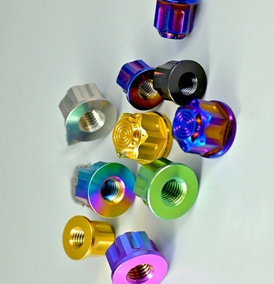 Metric Gr5 12 Point Titanium Nut for High Strength Applications in DIN Standard 304 Stainless Steel and Zinc Plated