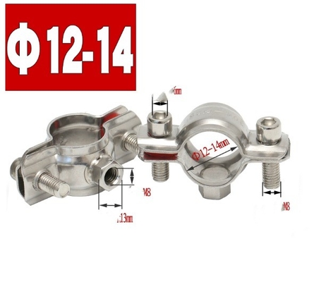 JIS Standard 16-300mm Rubber Lining Heavy Duty Pipe Clamp Hanging Galvanized Hose Clamp for Heavy-Duty Applications