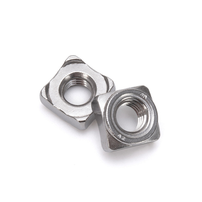 ISO Standard Class 8 10 Steel Oiled Din 928 Square Projection Welding Weld Nuts for Healthcare Equipment and Machinery