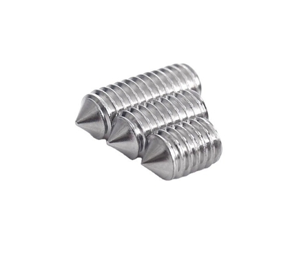 Pan Head Polished 304 Stainless Steel Set Screw DIN916 Hex Headless Screw with Standard DIN and Polishing M1-M12