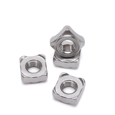 304 316 Stainless Steel Rectangular Welding Nut Round Square Four Spot Weld Nut Din928b for Oil Gas Industry Needs