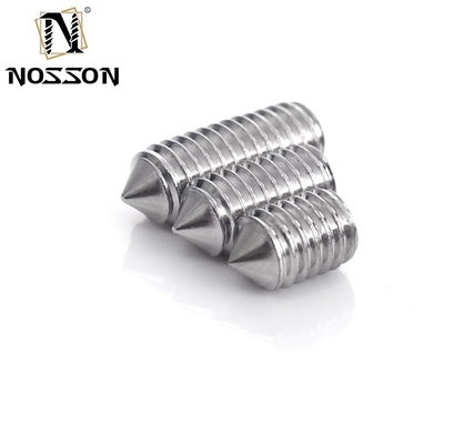 Pan Head Hexagon Allen Screw Flat Point OEM Brass Stainless Steel Hollow Screws with Custom Nylon Tip and Plain Finish