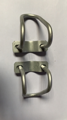 Furniture Double Pipe Clamp 304 Stainless Steel Double U-Bolt with Screw and Washer U-Clamp M6 M8 BLACK Finish DIN Standard