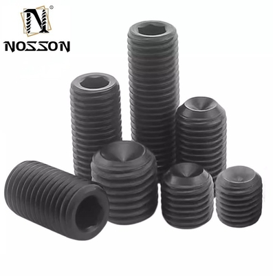 Polishing Metal Fasteners Metric Measurement System Din916 Hex Socket Set Screws with Cup Point M1-M12