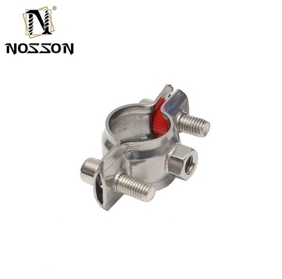 Heavy Industry Support 16-300mm Round Pipe Clip with Bolted Design and Rubber Lining Metric Measurement System Customized