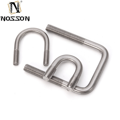 ZINC Finish ANSI Standard Stainless Steel Square U Bolt for High Strength and Hardness M3 M4 M5 M6 M8 M10 M12 M16 M20