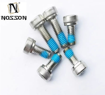 Plain Finish Metric Stainless Steel Thread-Locking Button Head Hex Drive Screws with GB Standard and ISO Certification
