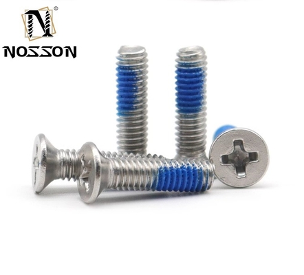 Plain Finish Metric Stainless Steel Thread-Locking Button Head Hex Drive Screws with GB Standard and ISO Certification