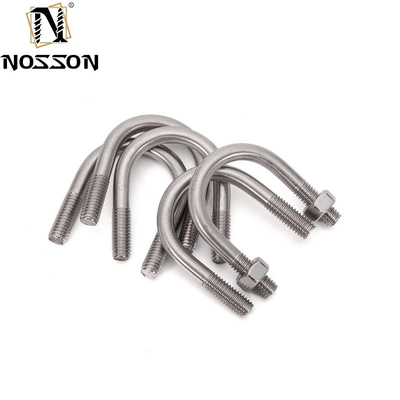 ZINC Finish Round Bend U Bolt for Construction Projects in Building Made of Stainless Steel