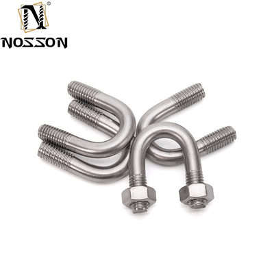 ZINC Finish Round Bend U Bolt for Construction Projects in Building Made of Stainless Steel