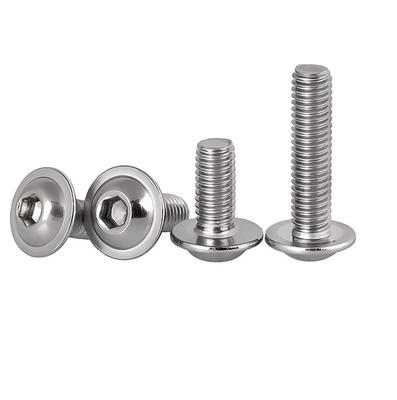 ZINC Finish Customized Direct Supply Steel Flange Button Head Socket Screw M3 M4 M5 M6 Cross Hex Socket Flanged Washer Head Screws