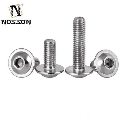 ZINC Finish Customized Direct Supply Steel Flange Button Head Socket Screw M3 M4 M5 M6 Cross Hex Socket Flanged Washer Head Screws