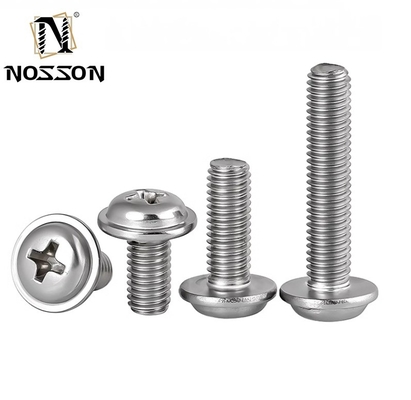 ZINC Finish Customized Direct Supply Steel Flange Button Head Socket Screw M3 M4 M5 M6 Cross Hex Socket Flanged Washer Head Screws