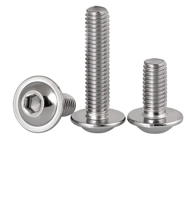 Corrosion Resistant ZINC Finish Stainless Steel/Carbon Steel Allen Key Flange Button Head Screw M3 M5 M6 for Industrial