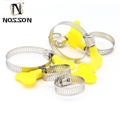 Metric Measurement System Stainless Steel Adjustable Hose Clips and Quick Release Hose Clamps with ZINC Finish Durable
