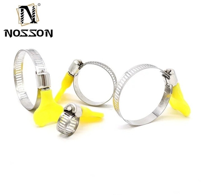Metric Measurement System Stainless Steel Adjustable Hose Clips and Quick Release Hose Clamps with ZINC Finish Durable
