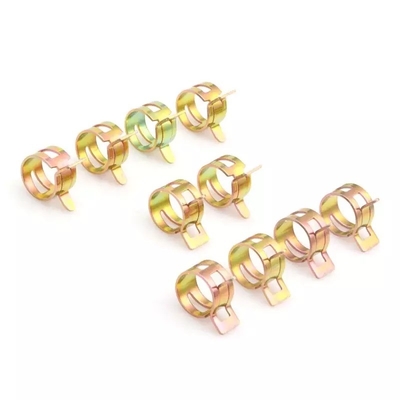 6-15mm Heavy Duty Clamp Spring Band Type Fuel Vacuum Hose Silicone Pipe Tube Clip Zinc Plated Clamps for Heavy Industry