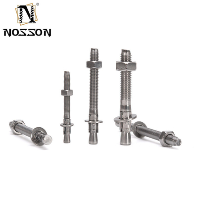 Customizable Silver Galvanized Wedge Anchor Bolts for Your Capacity Requirements Longer Life TiCN Finish