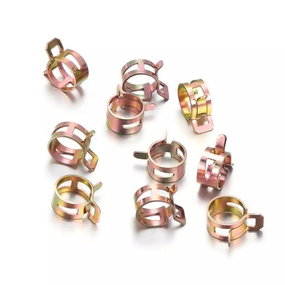 High Pressure ZINC Finish Adjustable Ring Pinch Metal Hose Clamps/Spring Clip for Heavy Duty Applications in Metric Systems